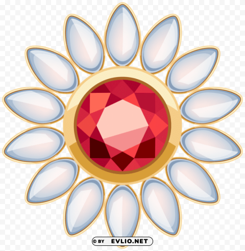 crystal flower decoration Transparent PNG images for graphic design