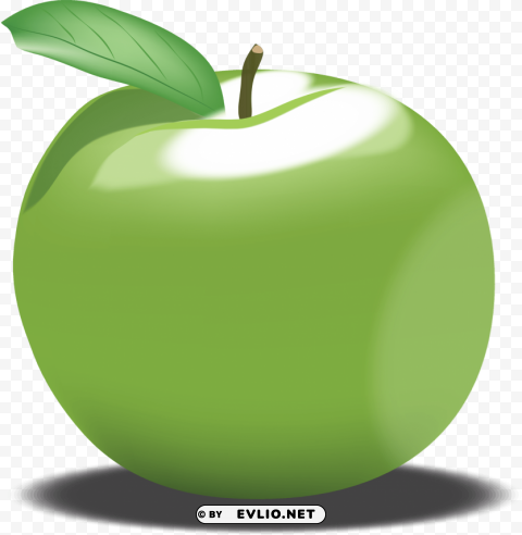 green apple file Isolated Item in HighQuality Transparent PNG