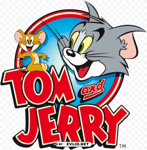 tom and jerry cartoon logo PNG transparent elements compilation