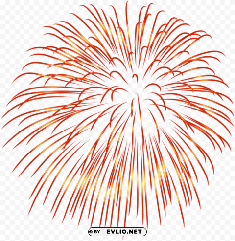 Firework Red PNG For Web Design