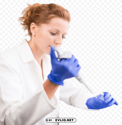 scientist Transparent Background Isolation in PNG Image