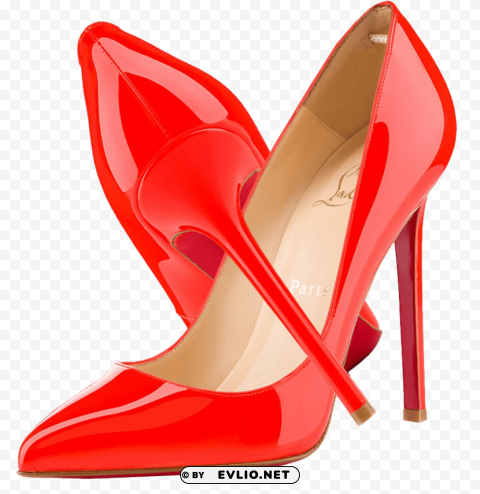 christian louboutin pigalle patent lady pumps Clear Background Isolated PNG Icon