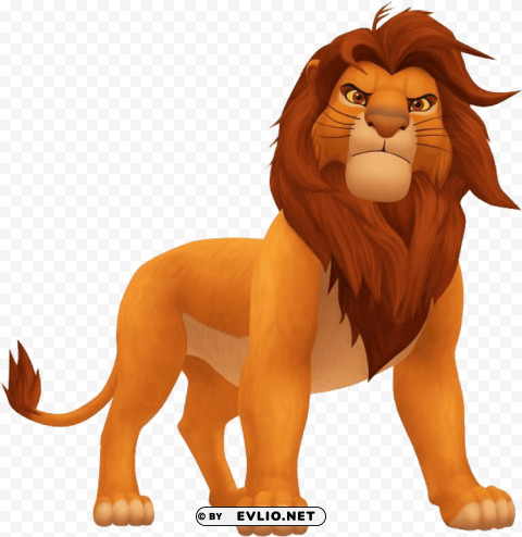 lion king Isolated Character in Clear Transparent PNG