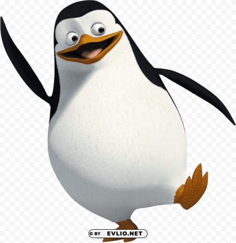 madagascar penguin Transparent PNG Isolated Subject
