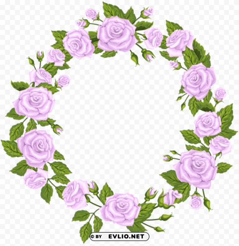 roses border violet HighQuality Transparent PNG Isolated Element Detail clipart png photo - 3d1b8e0f