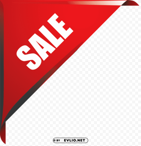 sale corner sticker PNG images for advertising
