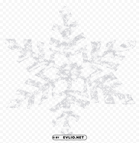 shining snowflakepicture Clean Background Isolated PNG Art