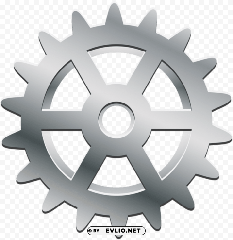 silver gear PNG images with no background comprehensive set clipart png photo - 2f060277