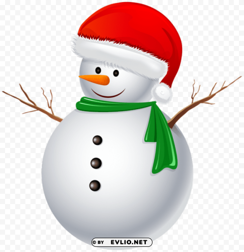 snowman transparent Clear Background PNG Isolated Design Element