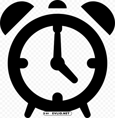 alarm clock icon PNG Graphic with Isolated Transparency