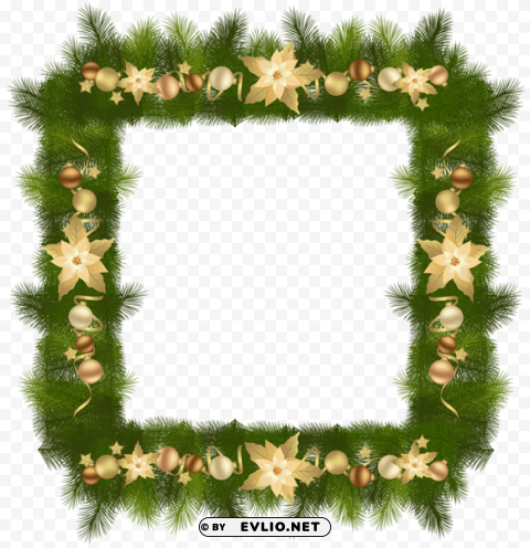 christmasborder frame PNG images for mockups background best stock photos - Image ID f608924d