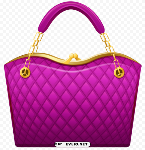 pink handbag PNG images transparent pack