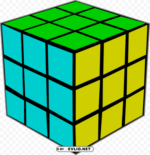 rubik's cube PNG graphics with transparent backdrop