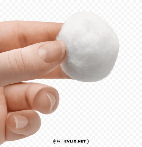 PNG image of cotton ball Isolated Element on Transparent PNG with a clear background - Image ID 5eb8bbdc