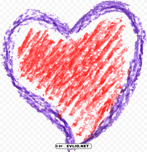 Heart Drawing PNG with no background free download PNG with Clear Background - ID 0311db2e