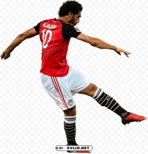 PNG image of Mohamed Salah PNG images with clear alpha layer with a clear background - Image ID a90466ce