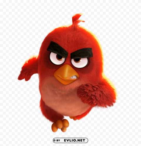 the angry birds movie red PNG images for printing