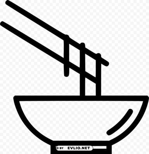 chinese food icon Clear Background PNG Isolation