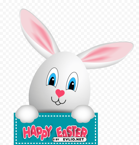 easter bunny Transparent Background Isolation of PNG