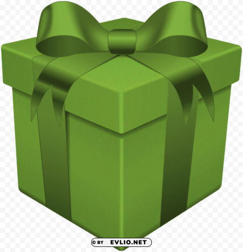 gift box green Clear PNG pictures assortment