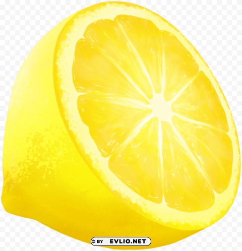 half lemon Isolated Illustration in Transparent PNG