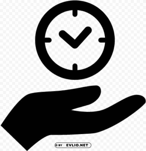 hand holding a clock Isolated PNG Item in HighResolution PNG transparent with Clear Background ID 78cde160