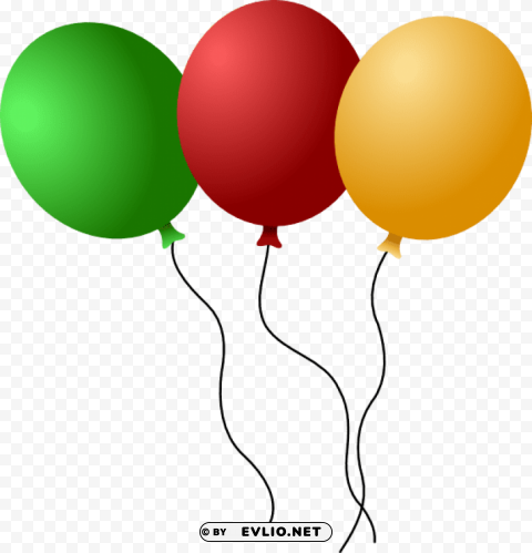 balloon's PNG images with transparent space