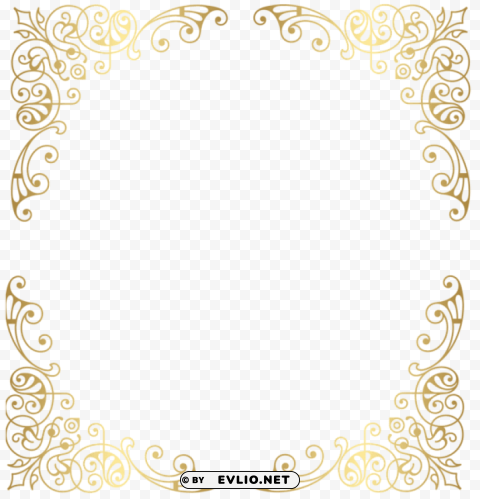 decorative corners Isolated Artwork on HighQuality Transparent PNG