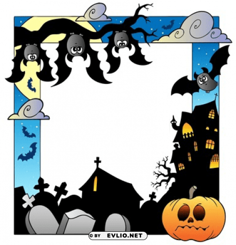 halloween-frame PNG with no registration needed