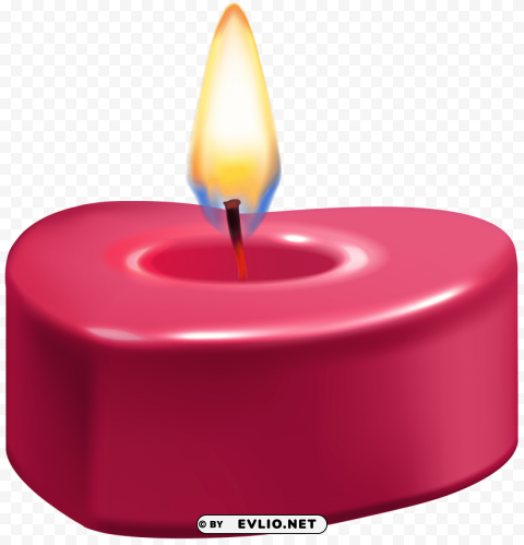 heart candle High-resolution transparent PNG images set