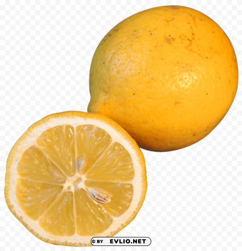 Lemon PNG Image with Isolated Graphic Element