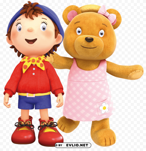 noddy and tessie PNG Image with Isolated Subject