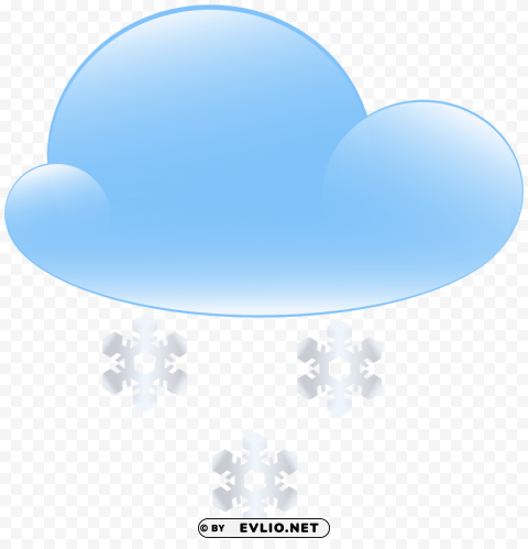 snowy weather icon PNG Image Isolated on Clear Backdrop