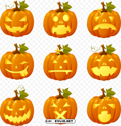 halloween pumpkinhead Transparent background PNG clipart