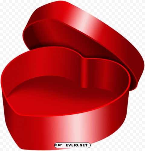 heart box red Isolated Character on HighResolution PNG