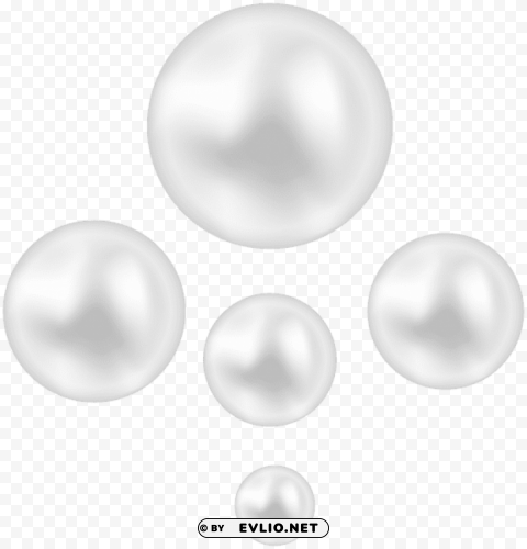 pearls transparent Free PNG images with alpha channel set