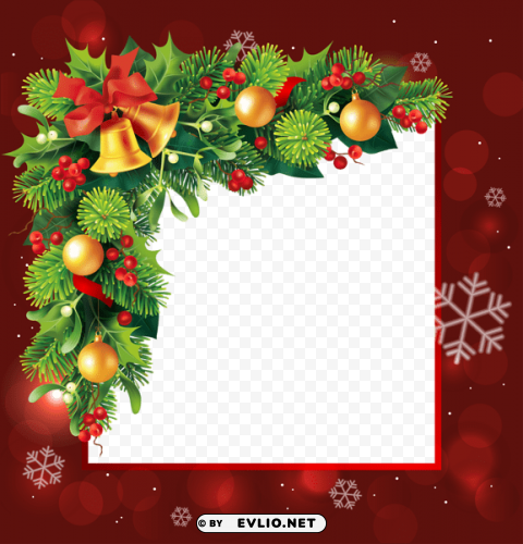 red christmasborder frame PNG high quality background best stock photos - Image ID 1fc80f25