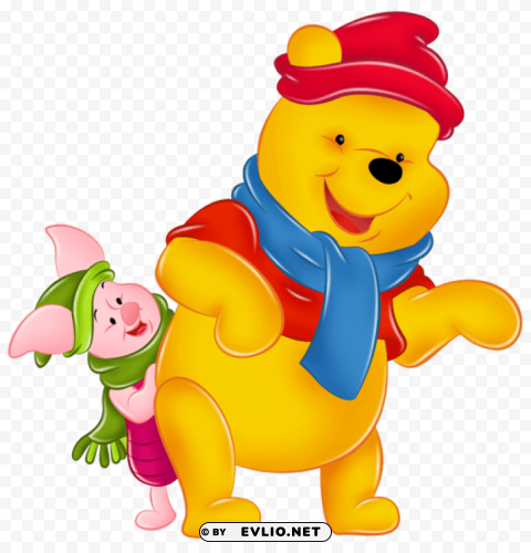 winnie pooh and piglet PNG images with clear alpha channel