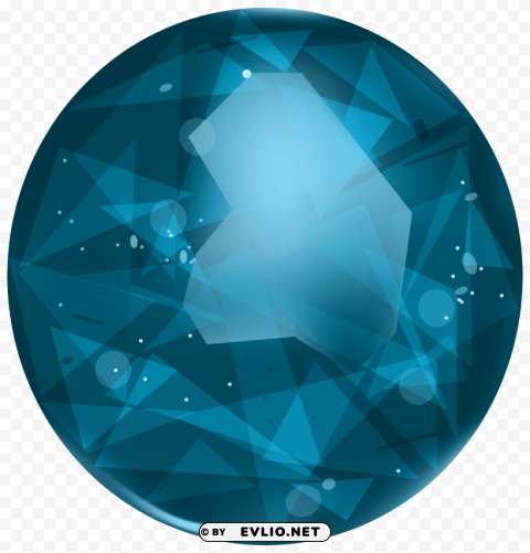 Oval Sapphire Heart PNG Images With Transparent Layer