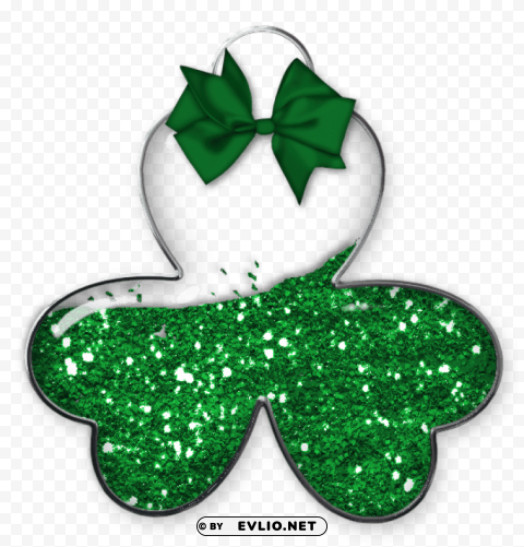 shamrock with green bow PNG transparent images mega collection