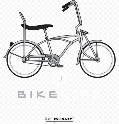 bicycle PNG with clear overlay