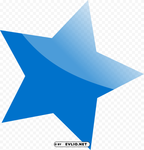 blue star HighResolution PNG Isolated on Transparent Background