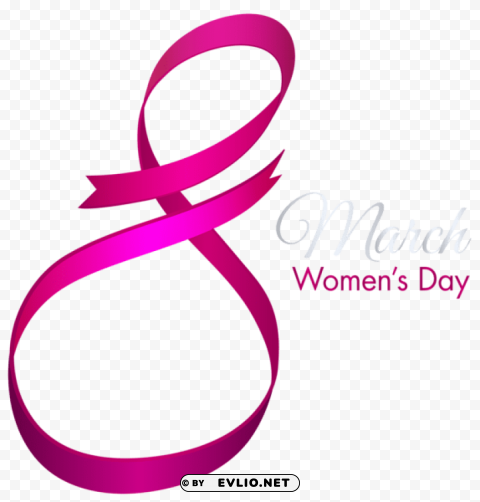 happy march 8 womens day ClearCut Background Isolated PNG Art