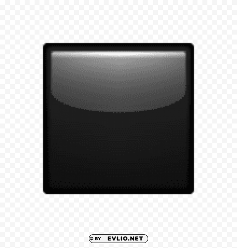 ios emoji black medium small square Transparent art PNG