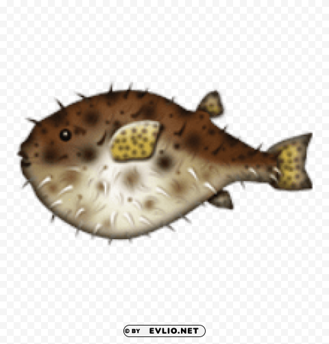 ios emoji blowfish Transparent PNG images set clipart png photo - e8daf273