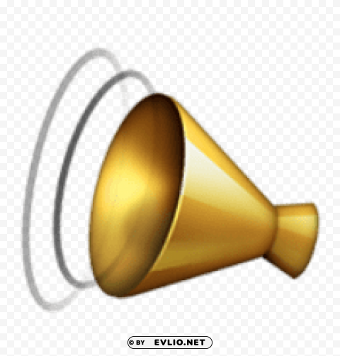 ios emoji cheering megaphone Transparent PNG Isolated Graphic Detail
