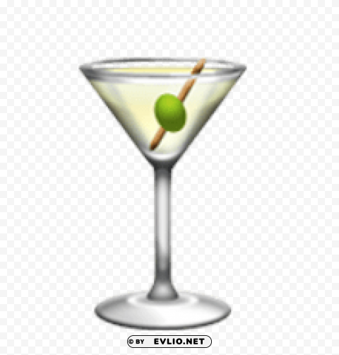 ios emoji cocktail glass High-quality PNG images with transparency