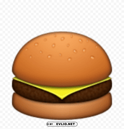 ios emoji hamburger Free PNG file