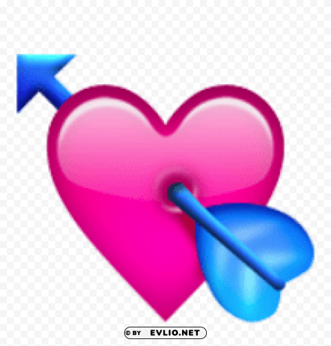 Ios Emoji Heart With Arrow Transparent Graphics