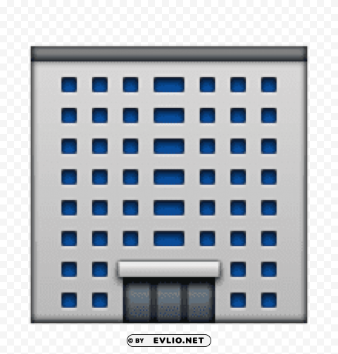 ios emoji office building Transparent background PNG gallery